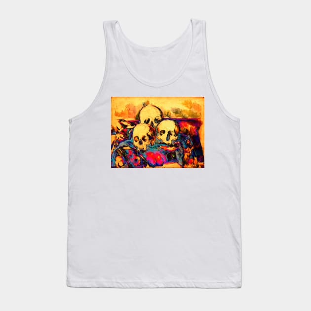 The Three Skulls Recolored Tank Top by CANJ72